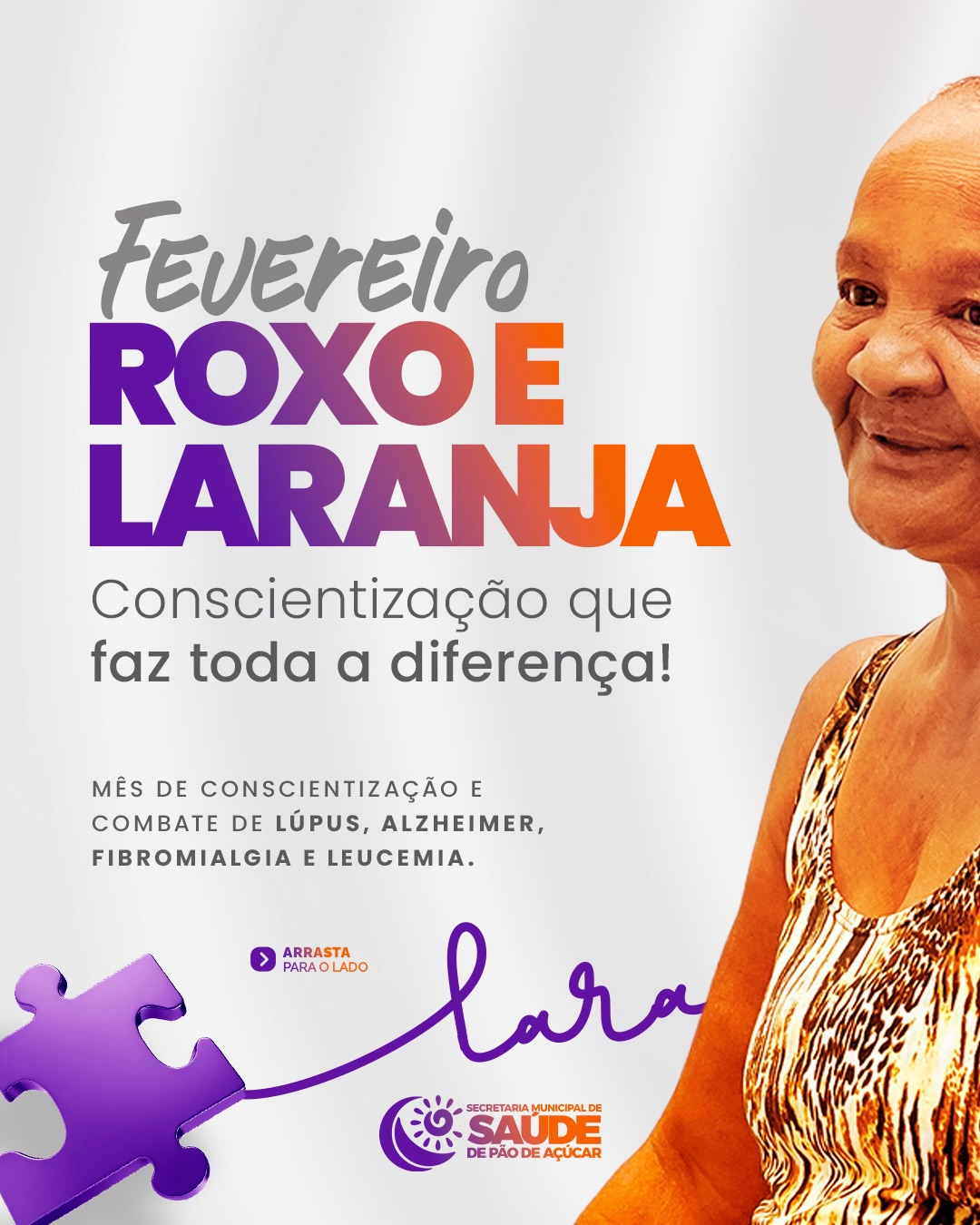 Fevereiro Roxo e Laranja reforça a importância da informação e do cuidado com a saúde